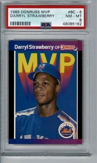  1989 Score #10 Darryl Strawberry NM-MT New York Mets Baseball :  Collectibles & Fine Art