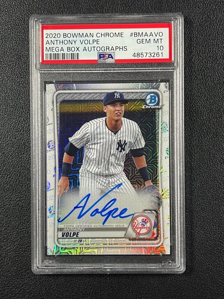 その他 2020 bowman anthony volpe auto psa10 2020 Bowman Chrome Anthony Volpe 1st Bowman Auto SP