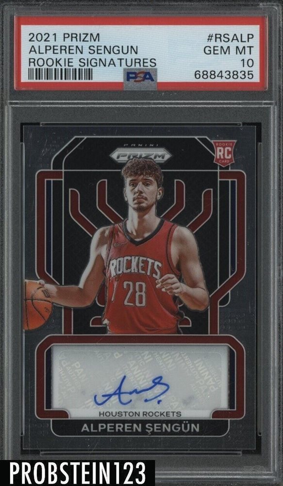 PSA10 まする Alperen Sengun Prizm RC Auto NBA