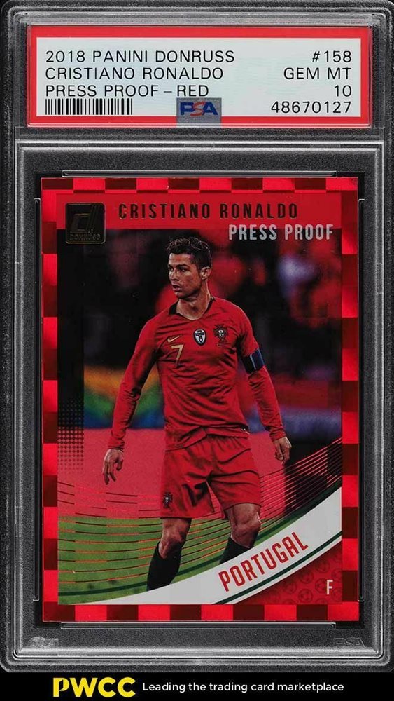 【PSA 10】PANINI 2018 RONALDO 50枚限定 Amazon.com: Cristiano Ronaldo 2018 Panini Donruss Soccer