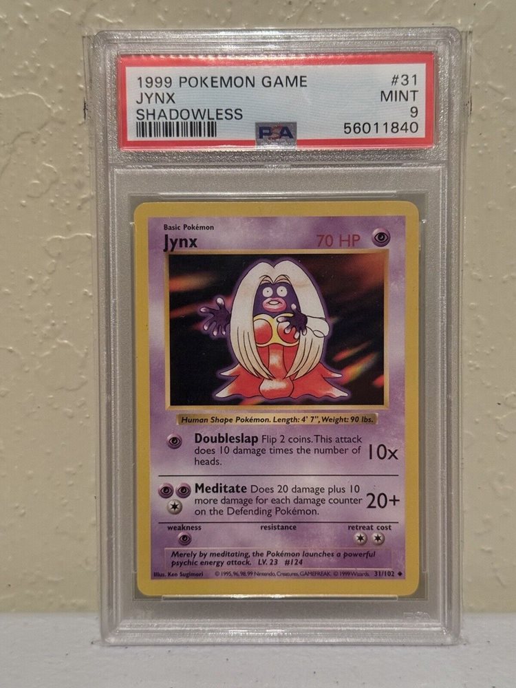 Auction Prices Realized Tcg Cards 1999 POKEMON GAME Jynx