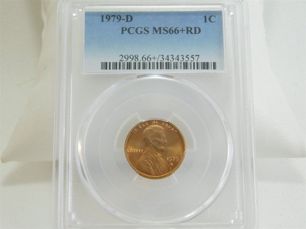 1979-D 1C Lincoln Cent PCGS MS65RD Registry Set