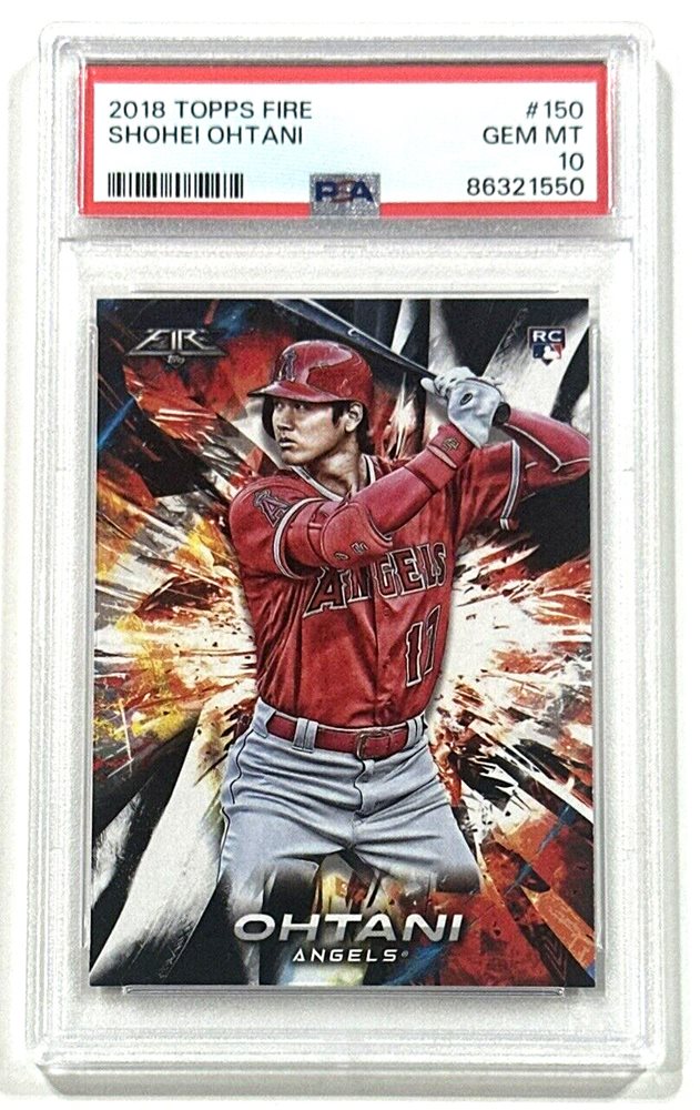 Auction Prices Realized Baseball Cards 2018 Topps Fire Shohei Ohtani