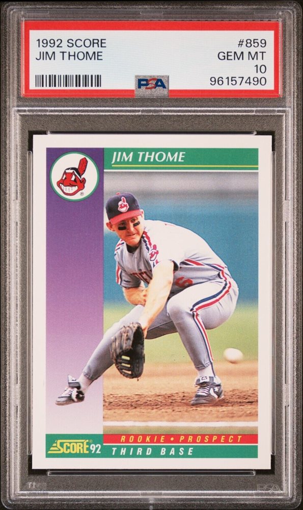 Auction Prices Realized Baseball Cards 1992 SCORE Jim Thome