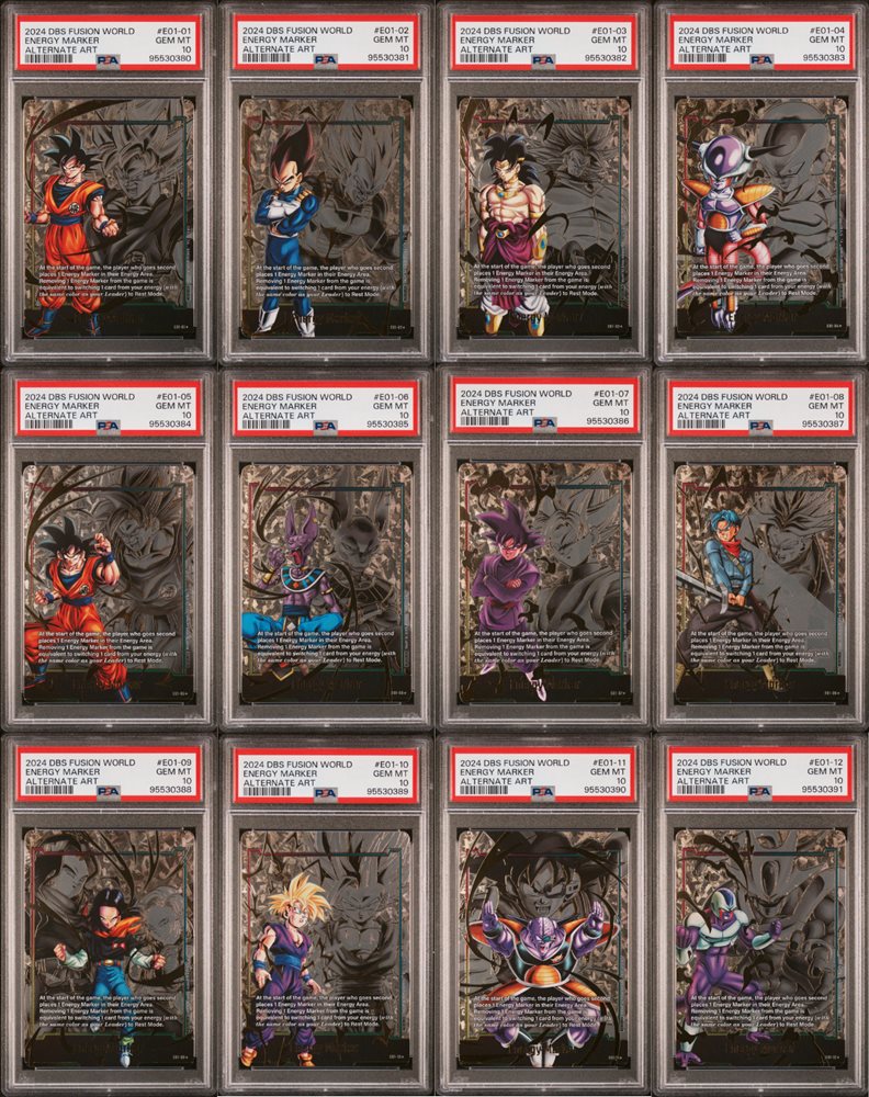 2024 DBS FN WORLD JP E01-01 エネルギーマーカー PSA10 Son Goku E01-01 Energy Marker Fusion World 2024 Dragon