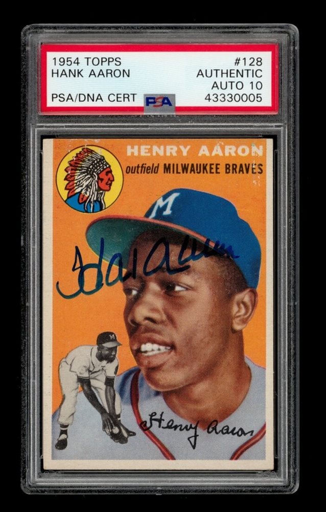 Auction Prices Realized Baseball Cards 1954 TOPPS Henry Aaron