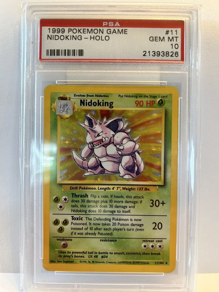 Auction Prices Realized Tcg Cards 1999 POKEMON GAME Nidoking