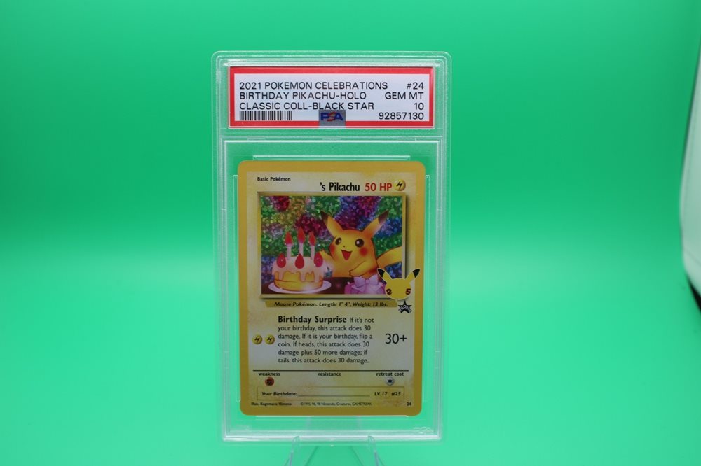 2021年 ポケモン バースデーピカチュウホロカード　PSA10 PSA10 2021 バースデーピカチュウ ホロ GEM MT - メルカリ