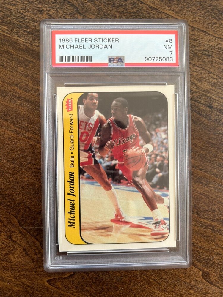 1986 michael jordan fleer psa 10