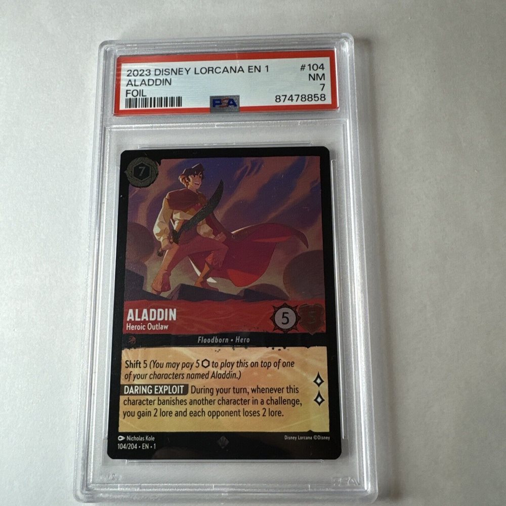 PSA10DISNEY LORCANA アラジン エンチャント482 ディズニー ロルカナ ベル エンチャンテッド PSA10 LORCANA