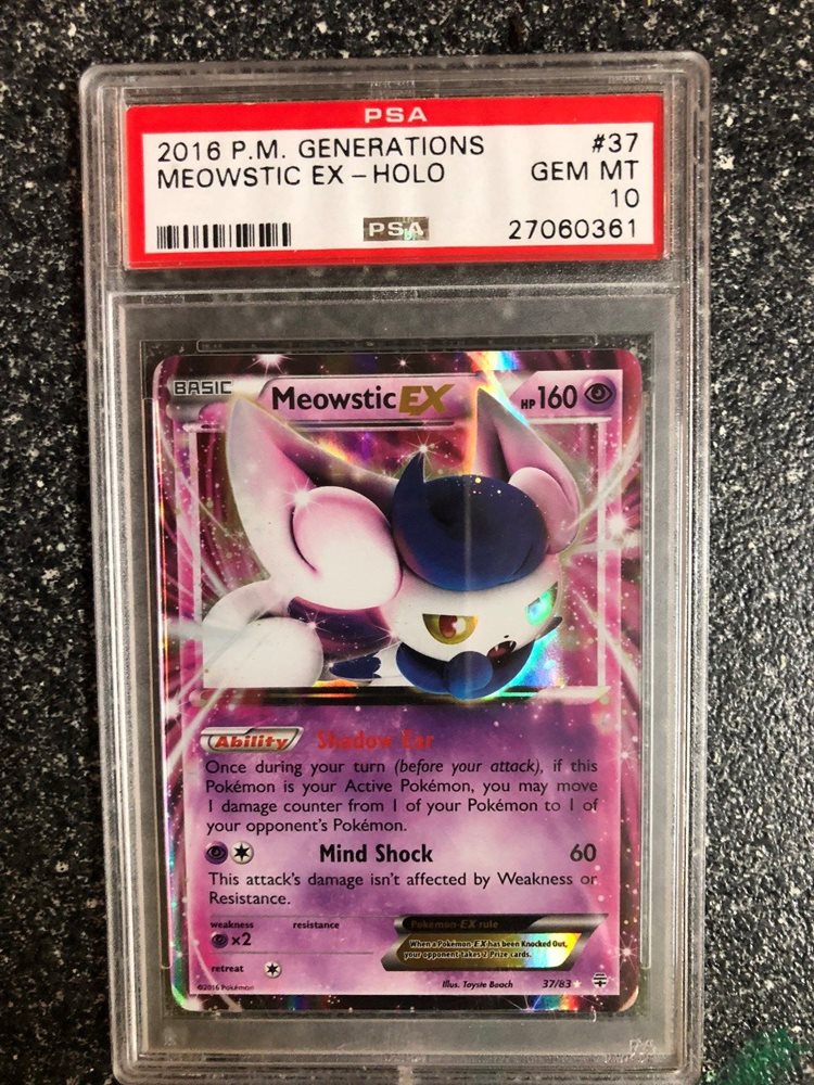 Pokemon Meowstic-EX (37/83) – Carta Holo Rara Dal Set Generations