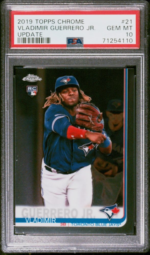 【PSA10】Guerrero Jr. 2019 Topps Chrome RC PSA 10 Vladimir Guerrero JR. Topps Chrome Rookie Card Graded
