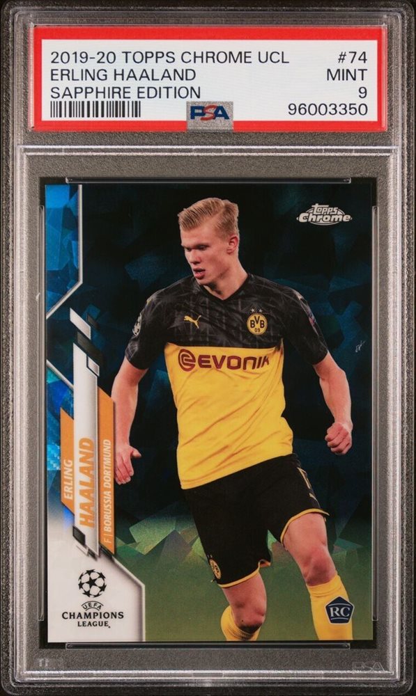 2020 TOPPS ERLING 滲ま HAALAND ハーランド PSA10