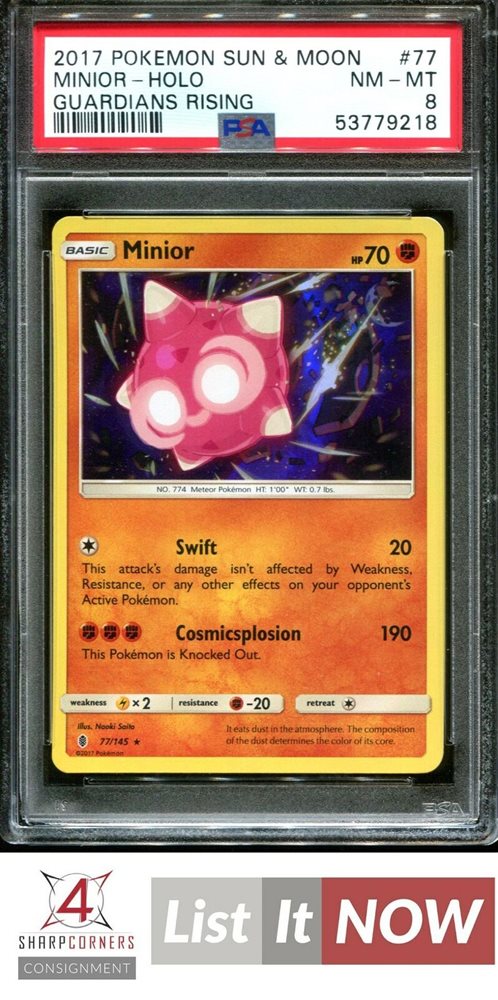 minior pokemon card Minior (201/182) – PokeGuard main image 0