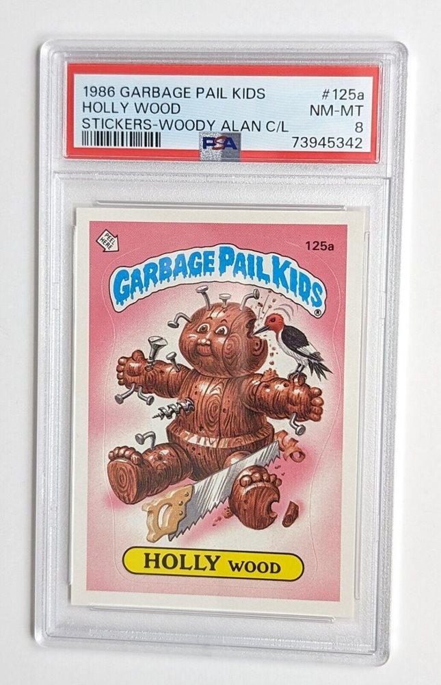 1986 Topps Garbage Pail Kids Original Series 4 #125a Holly Wood front