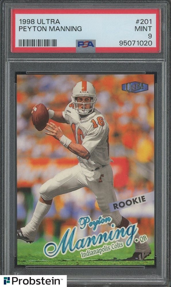 その他 1998 ULTRA PEYTON MANNING ROOKIE Auction Prices Realized Football Cards 1998 ULTRA Peyton Manning
