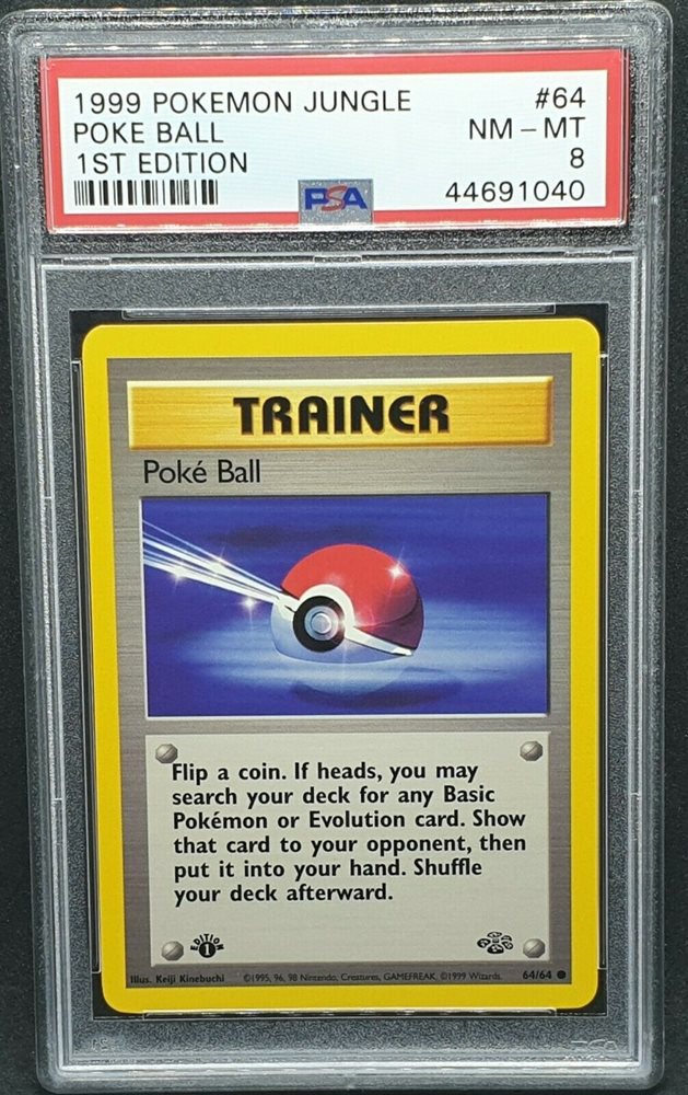 first edition pokeball card eBay Auction Item 114090006193 TCG Cards 1999 Pokemon Jungle