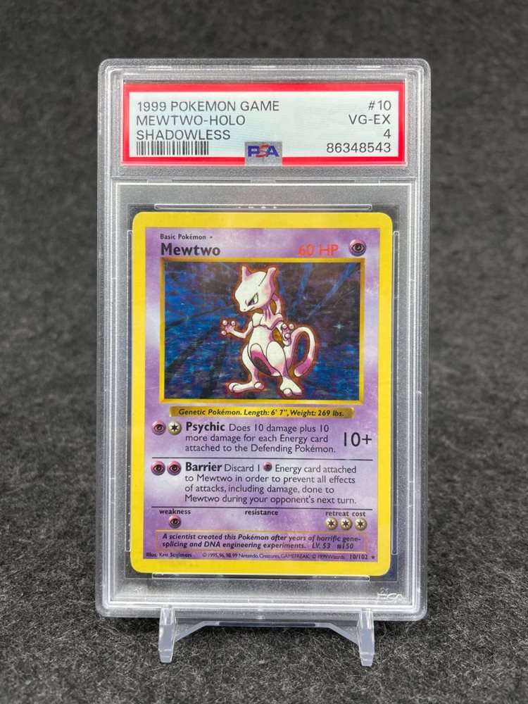 Auction Prices Realized Tcg Cards 1999 POKEMON GAME Mewtwo-Holo