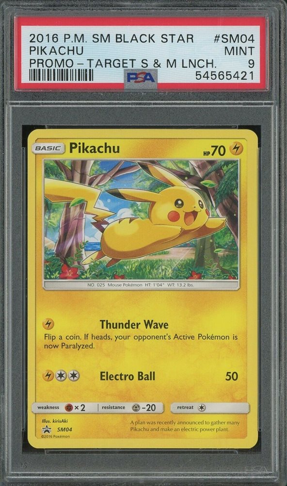 ピカチュウ　004/004 2016 psa9 Auction Prices Realized Tcg Cards 2016 POKEMON JAPANESE SUN
