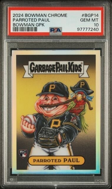 Gpk Baseball Auction Prices Realized Baseball Cards 2024 Bowman Chrome Bowman ...