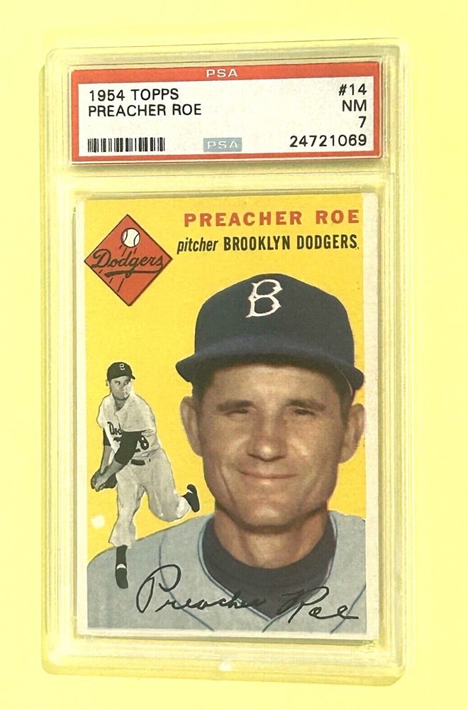 Auction Prices Realized Baseball Cards 1954 TOPPS Preacher Roe