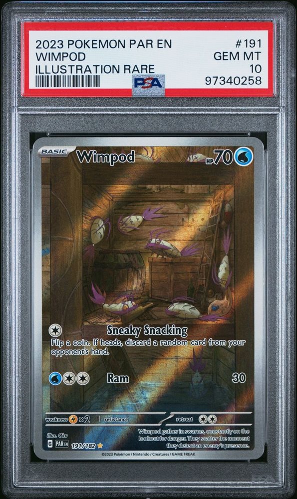 2023 ポケモンカード Wimpod PSA 10 ART RARE eBay Auction Item 305806766682 Tcg Cards 2023 Pokemon Par En