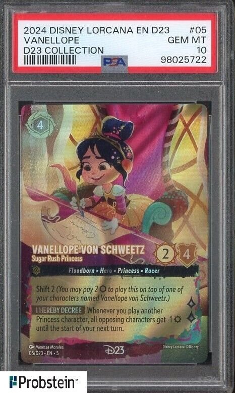 ロルカナ　D23 ヴェネロペ PSA10】ディズニーロルカナ D23限定 ヴァネロペ 英語版｜Yahoo