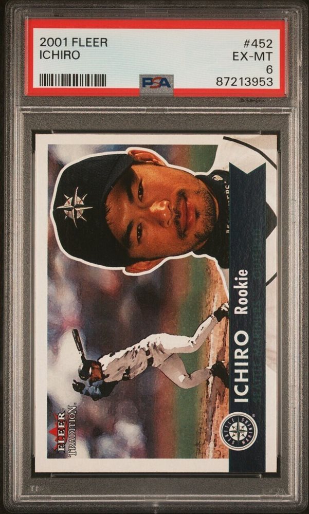シングルカード MLB - ICHIRO 2001 FLEER LEGACY  Ichiro PSA 9 Auction Prices Realized Baseball Cards 2001 FLEER Ichiro