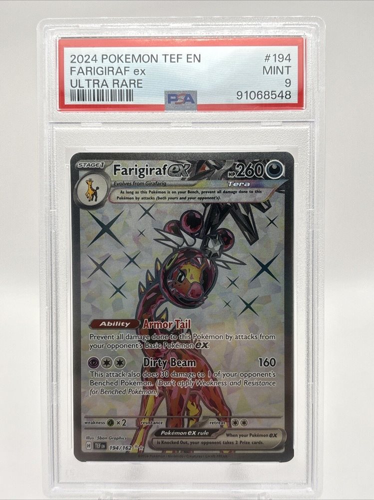 farigiraf pokemon card Retro Pokemon Gameboy 9-Pocket TCG Leather Card Binder – Kado Supplies main image 0