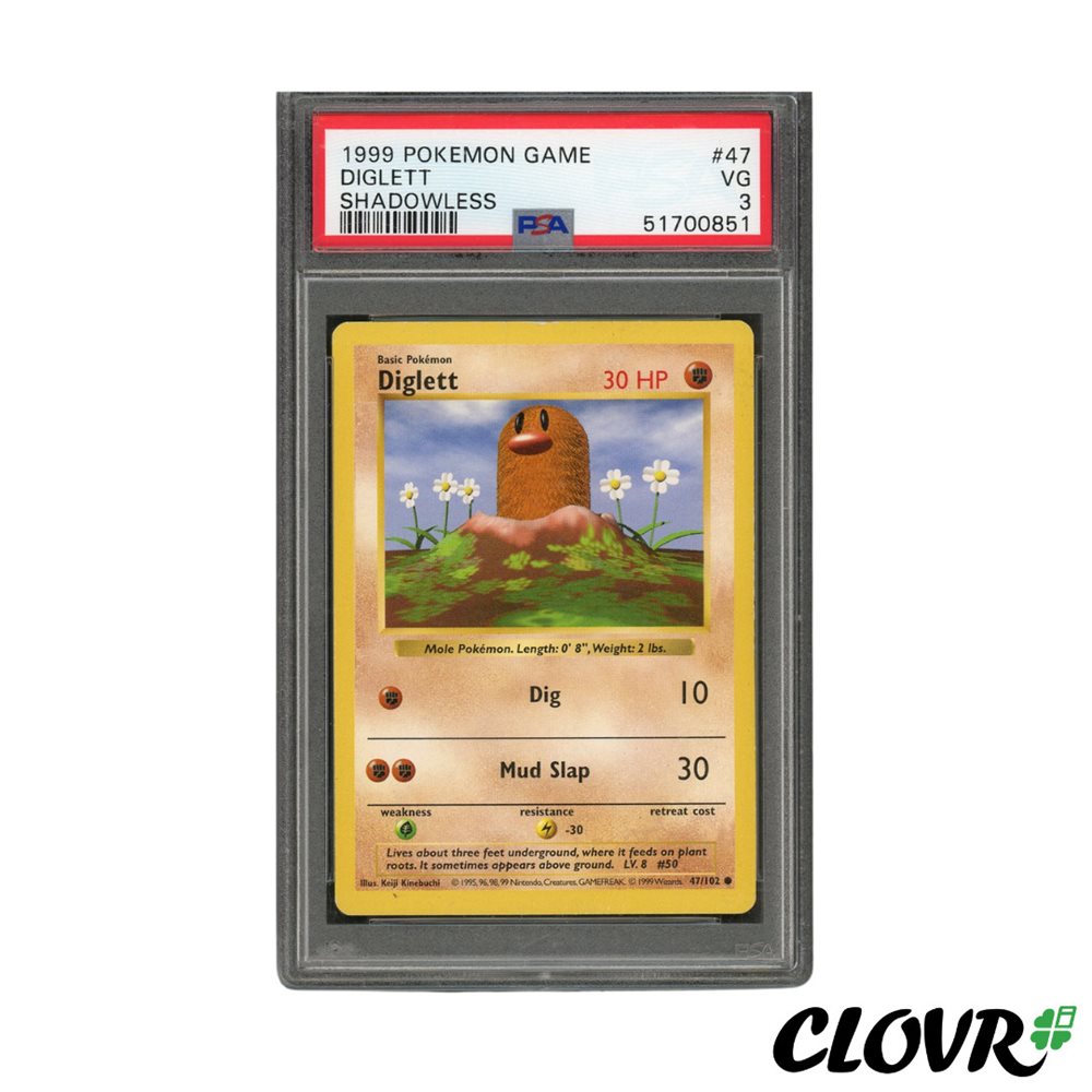 Auction Prices Realized Tcg Cards 1999 POKEMON GAME Diglett