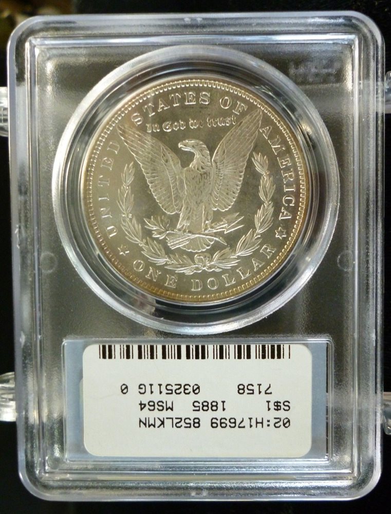 アメリカ　モルガンダラー銀貨1885 o MS-64 PCGS アメリカ モルガンダラー銀貨1885 o MS-64 PCGS | GoldSilverJapan