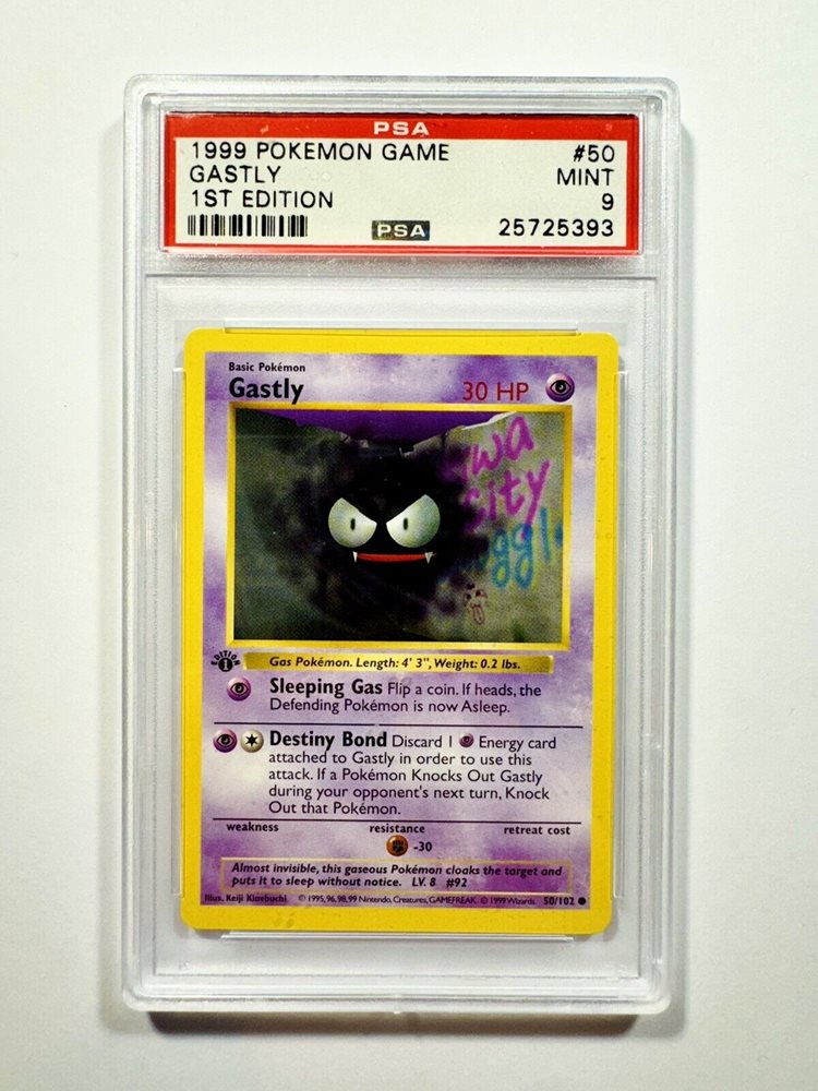 1999 gastly pokemon card PSA 10] - Pokémon TCG - Blastoise - 003/025