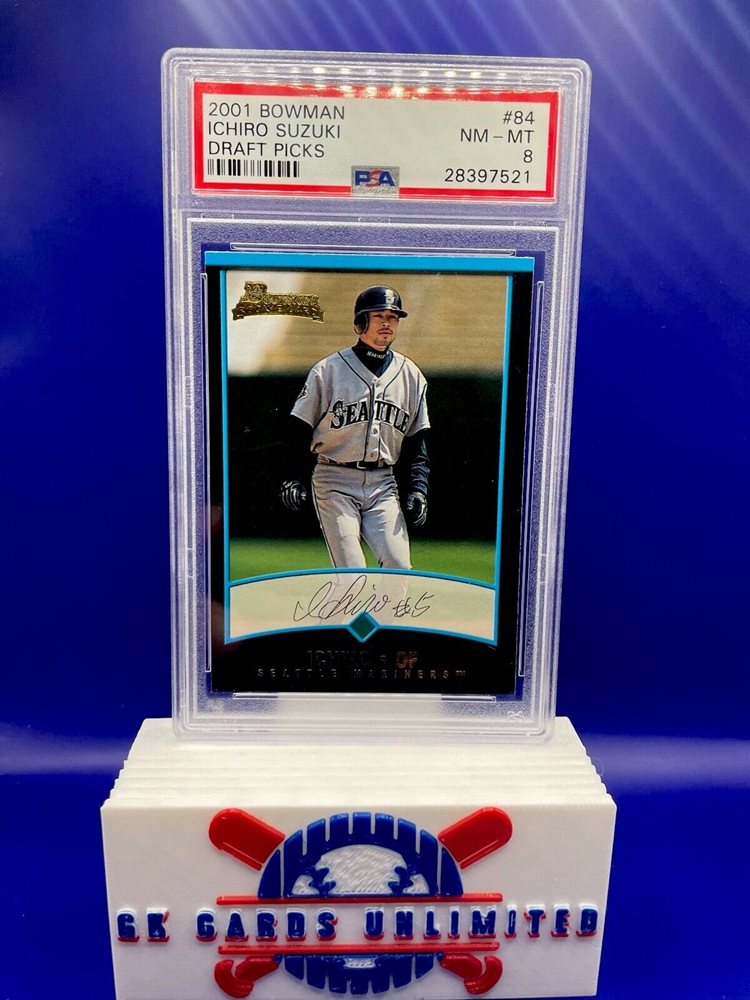 2001 BOWMAN DRAFT ICHIRO PSA 10 RC イチロー Ichiro 2001 Bowman Chrome Refractor Japanese RC Gem 10 Auto