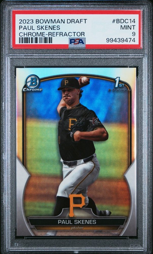 Paul Skenes サイン入りカード ポールスキーンズ Paul Skeens topps