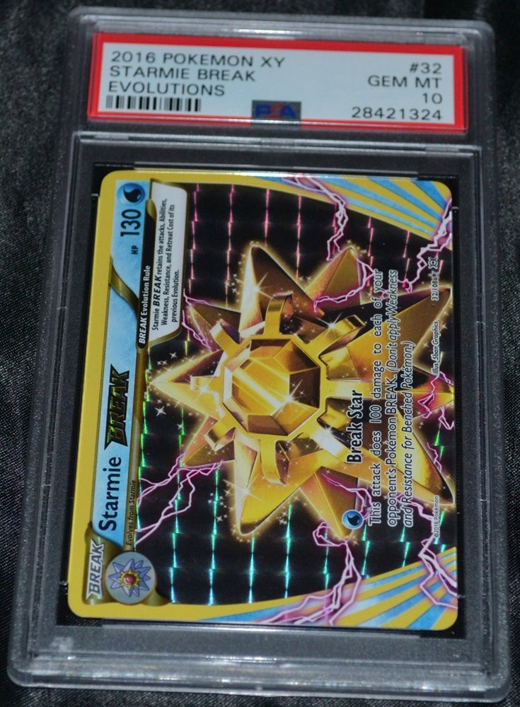 starmie break pokemon card value Evolutions 32 Starmie Break PSA 9
