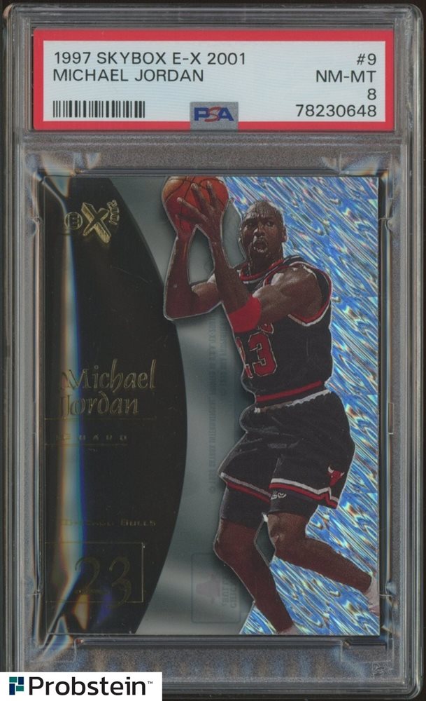 マイケル・ジョーダン 1997 Skybox E-X 2001 MICHAEL JORDAN 1997-98 Skybox EX-2001 Basketball Card #9 MJ