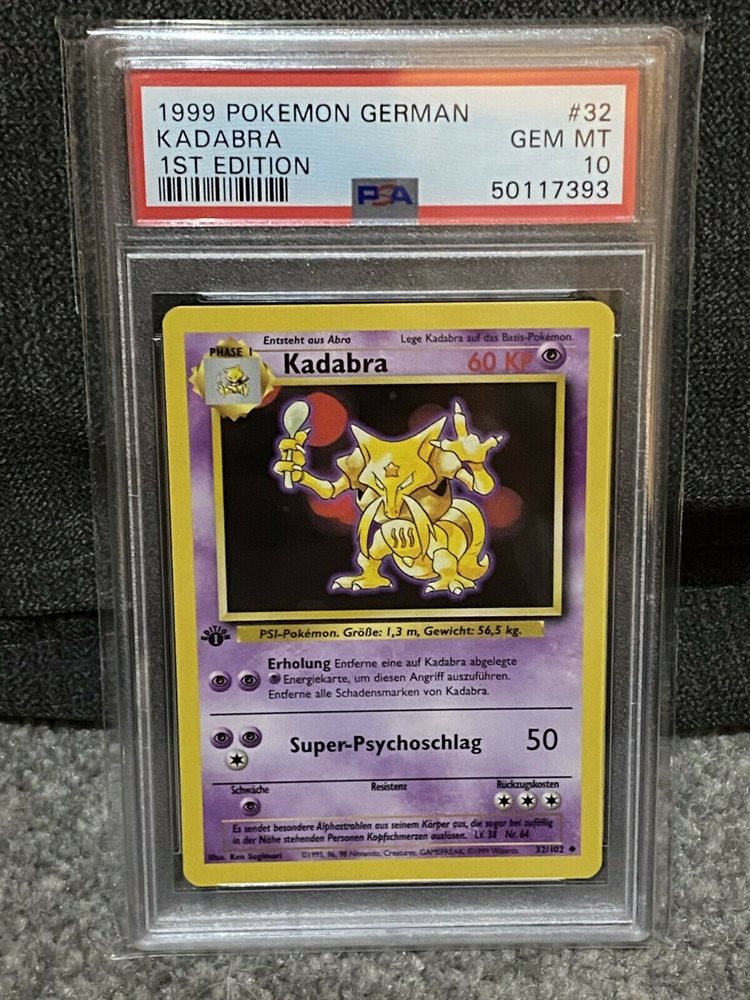 1st edition kadabra pokemon card Kadabra [1st Edition] #32 Prices | Pokemon Base Set