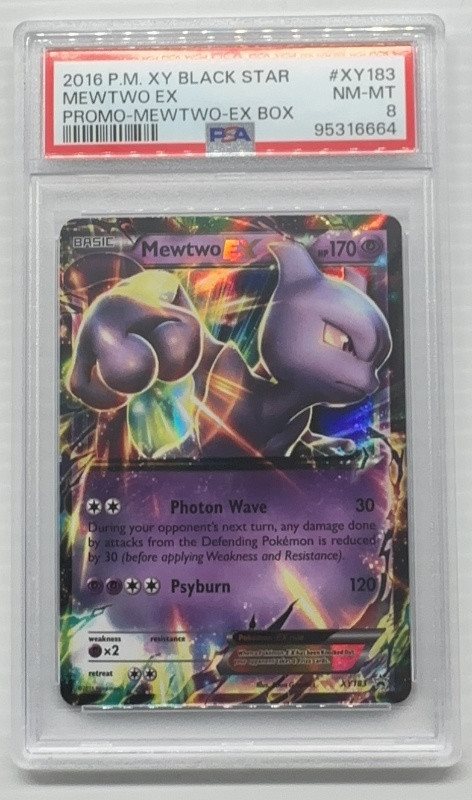 mewtwo pokemon card black star Mewtwo EX (XY107) [XY: Black Star Promos]