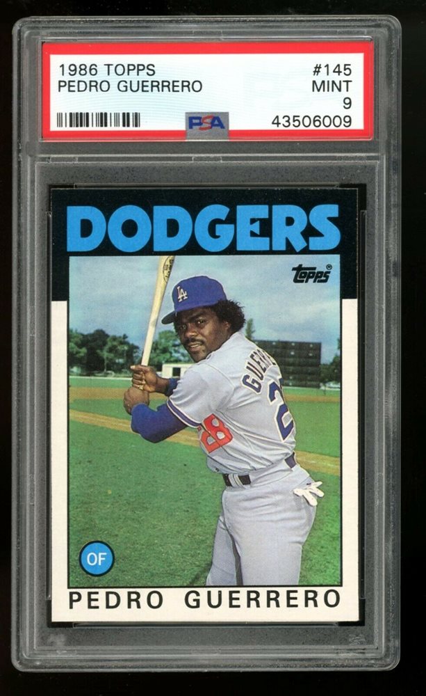 Auction Prices Realized Baseball Cards 1986 Topps Pedro Guerrero