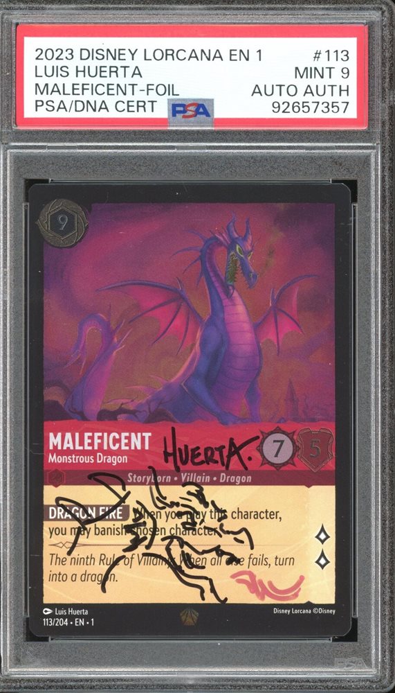 Auction Prices Realized Tcg Cards 2023 DISNEY LORCANA EN 1