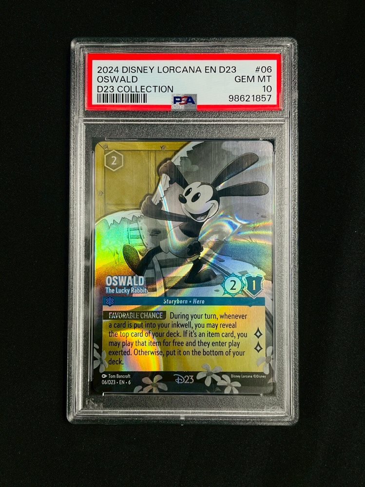 PSA10 Disney ディズニー ロルカナ ミッキー D23 オズワルド PSA10 Disney ディズニー ロルカナ ミッキー D23 オズワルド
