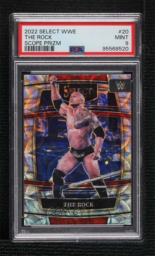 その他 2022 Select WWE The Rock Blue PSA10 2022 Select WWE The Rock Blue PSA10
