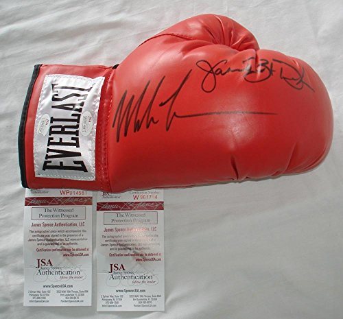 buster douglas signed glove
