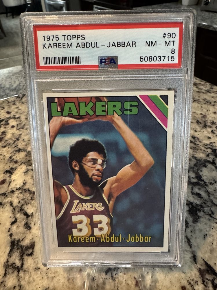 その他 NBA 1975 Kareem Abdul Jabbar PSA7 1975 Topps #90 Kareem Abdul Jabbar PSA 7 Lakers HOF | eBay