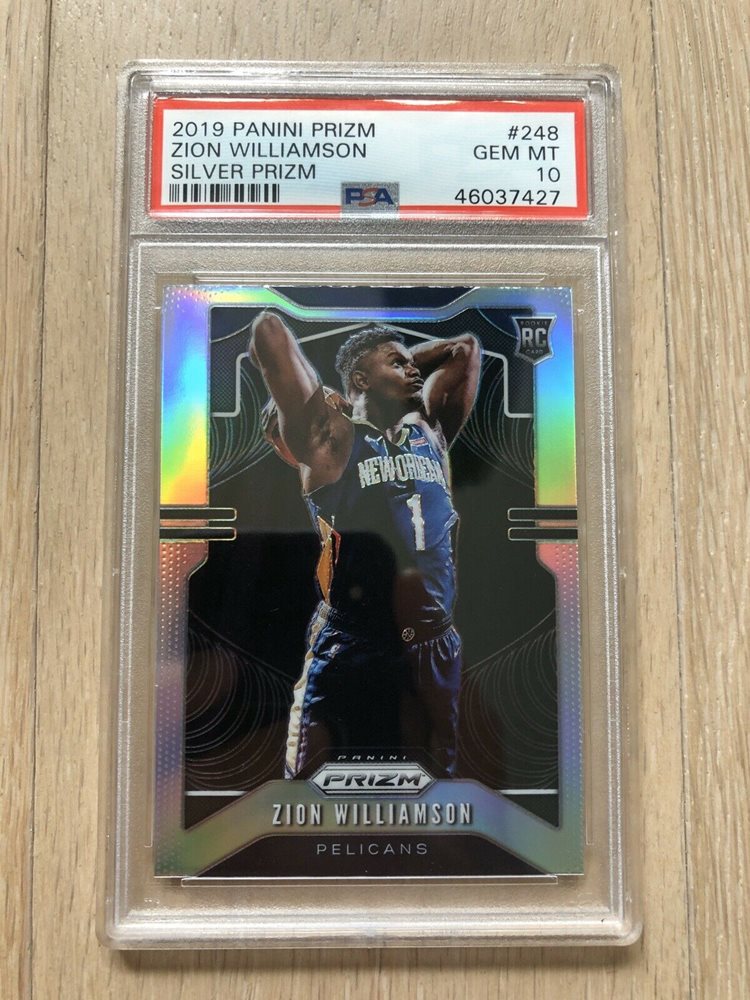 201920 Zion Williamson PSA 9 Panini Prizm Rookie Mint 248 RC