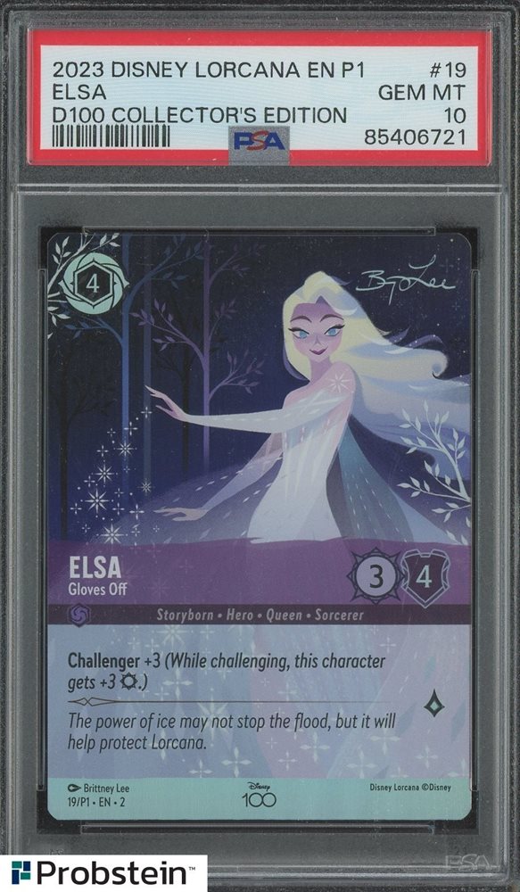 Auction Prices Realized Tcg Cards 2023 DISNEY LORCANA EN P1