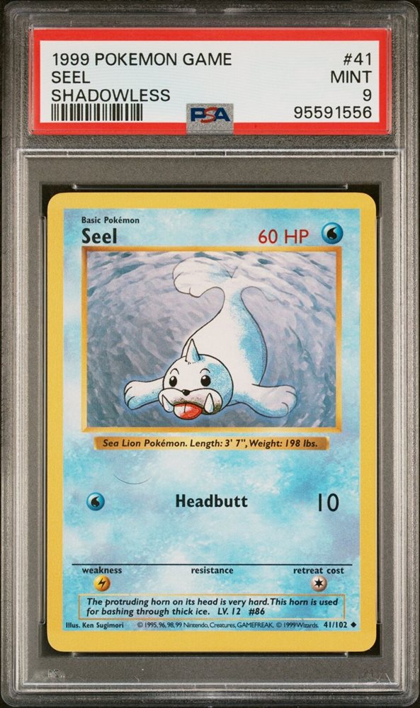 【PSA9】ラッキー 英語1999 シャドーレス shadow less Auction Prices Realized Tcg Cards 1999 POKEMON GAME Seel