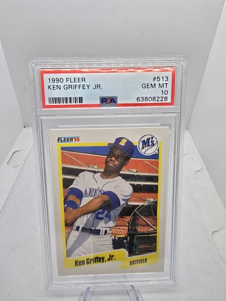 1990年 ケン ・ グリフィー Jr.入りランダムセット2546 KEN GRIFFEY JR.~1990 FLEER PSA-10 GEM-MT GRADED 2ND YEAR MLB