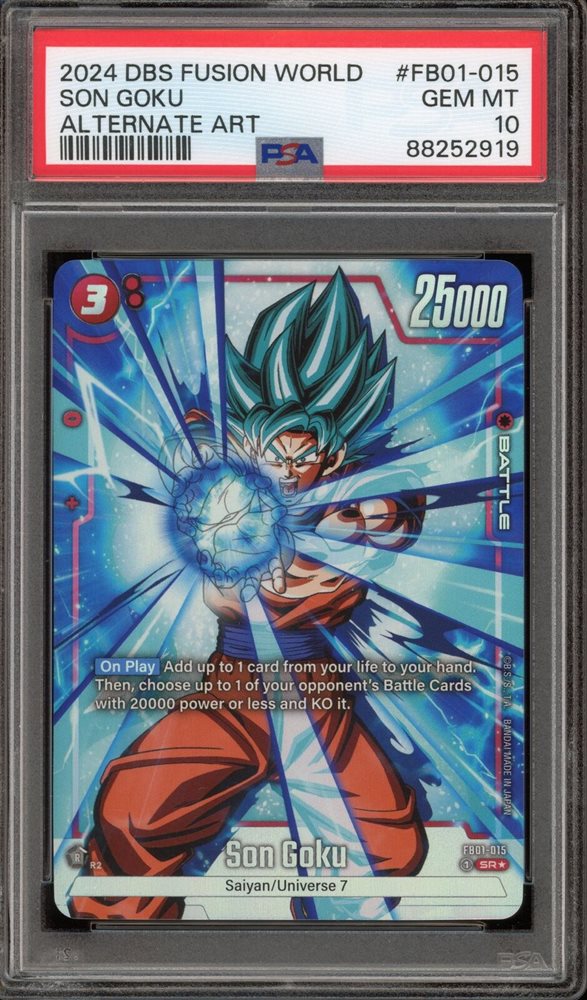 【PSA10】孫悟空 SR★ [FB01-015]チャンピオンシップ2024 Auction Prices Realized Tcg Cards 2024 DRAGON BALL SUPER