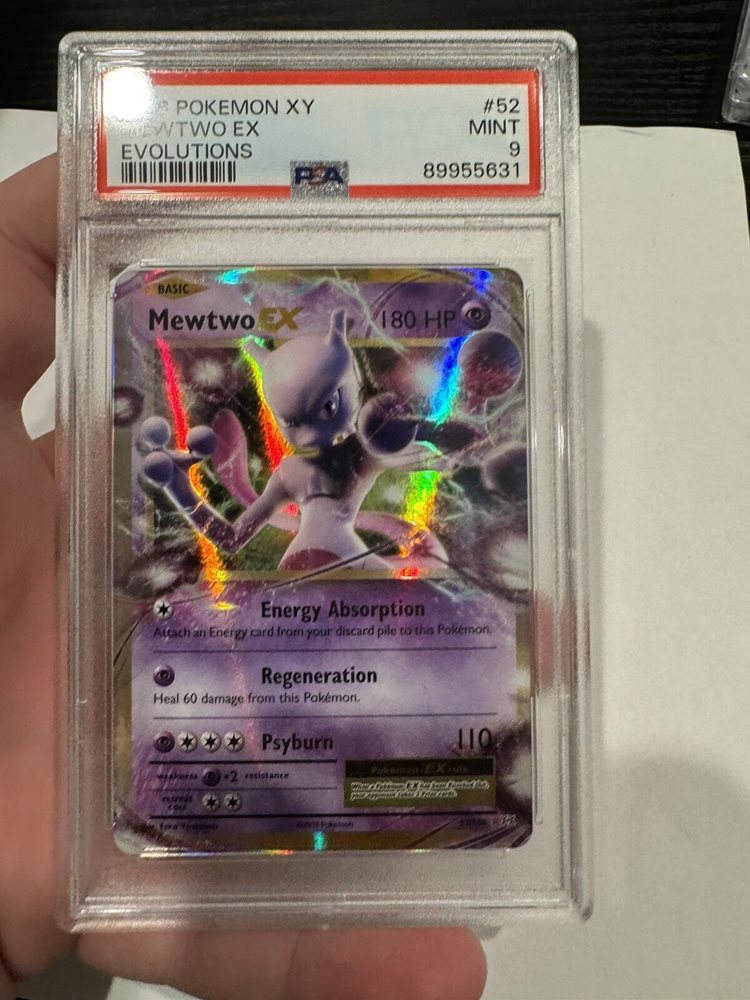 mewtwo pokemon card xy evolutions Mega M Mewtwo EX 64/162 XY Breakthrough Holo Rare Pokemon Card Near Mi main image 1